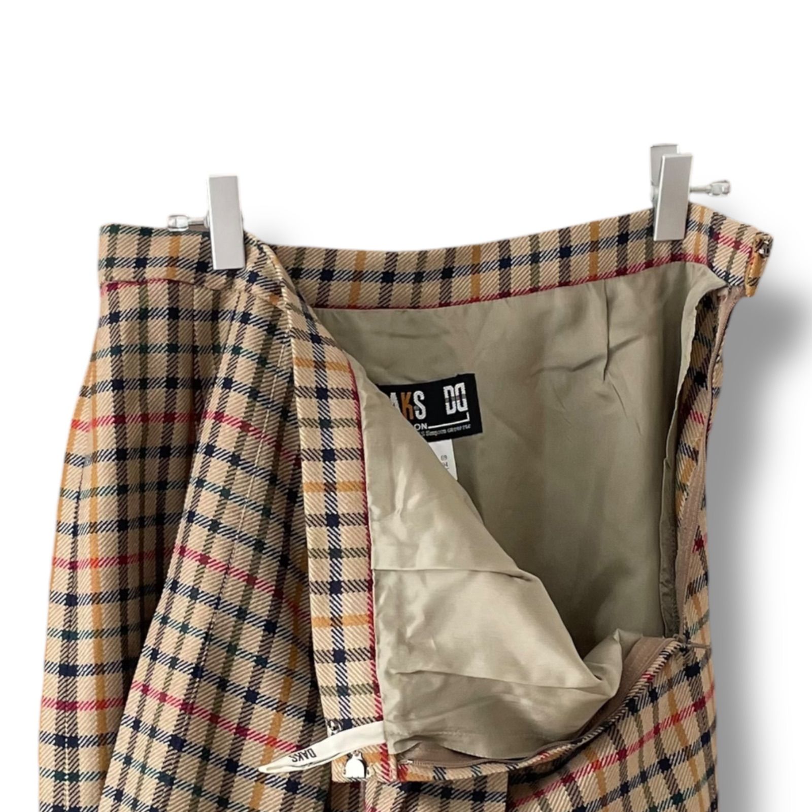 DAKS ダックス セットアップ スカート スーツ 9AR M 日本製 ハウス