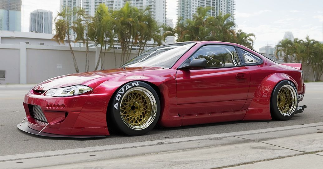 M's】 S15 シルビア Rocket Bunny V1 ワイドボディキット 4点 TRA京都