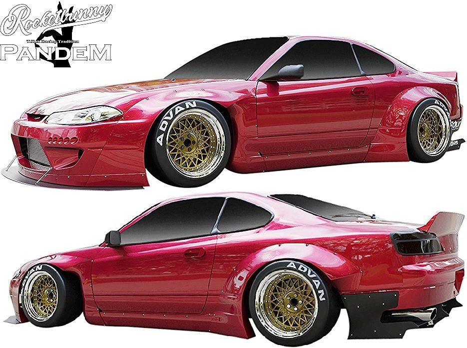 M's】 S15 シルビア Rocket Bunny V1 リアディフューザー TRA京都