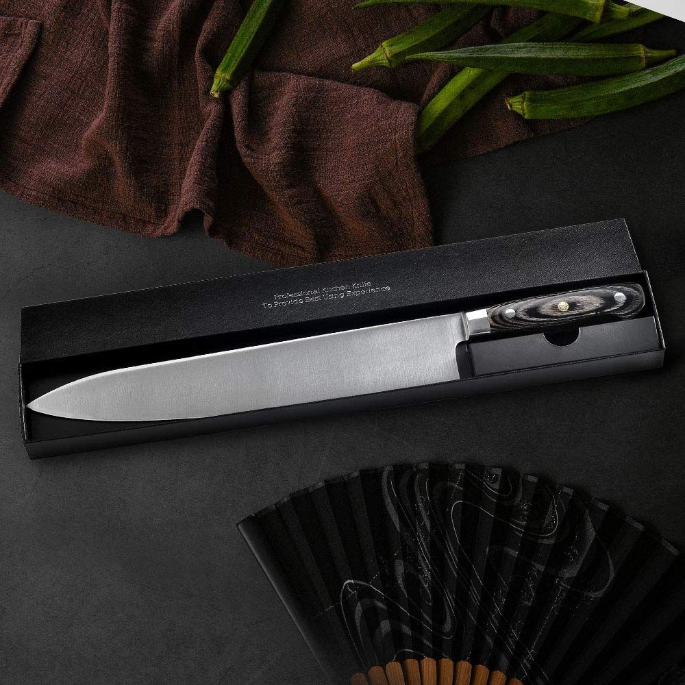 Utaki 牛刀包丁 包丁 刃渡り295mm ステンレス ドイツ4116鋼 鋭い切れ味