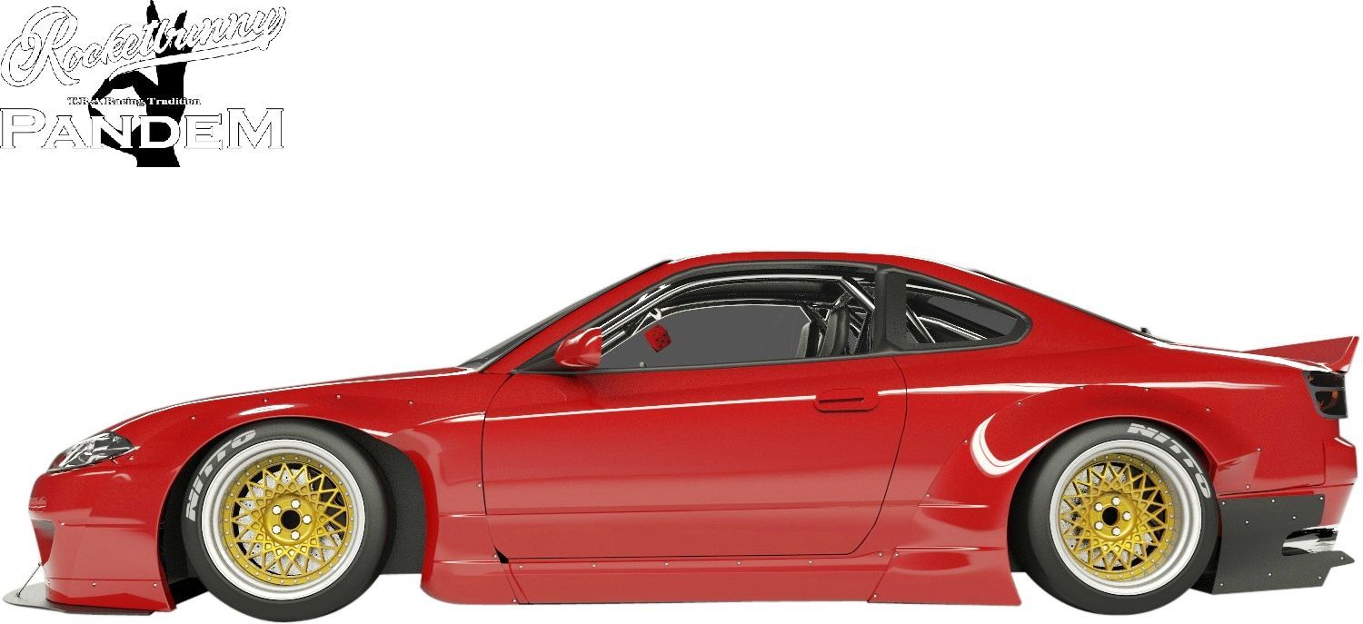 M's】 S15 シルビア Rocket Bunny V1 リアディフューザー TRA京都