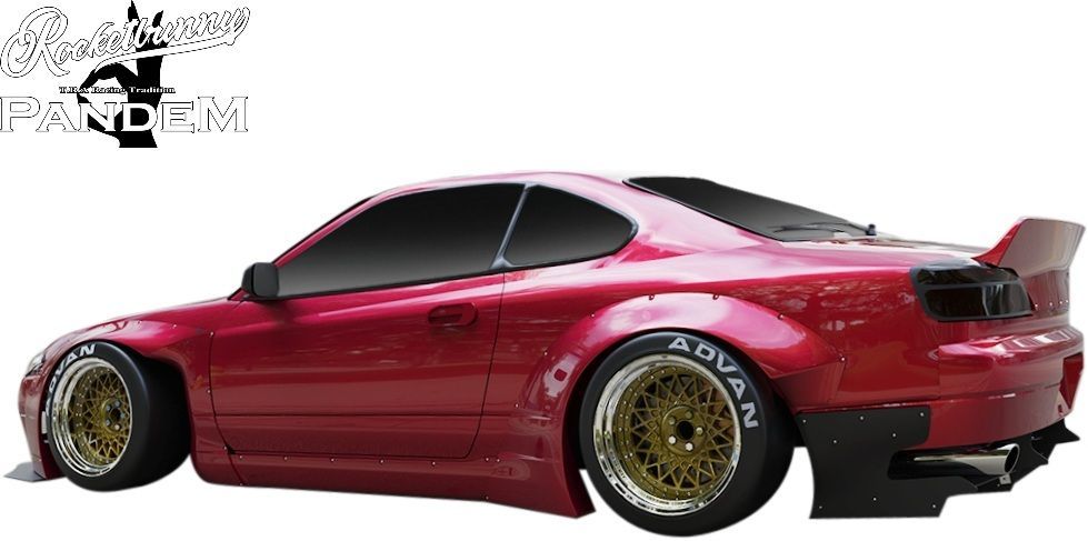 M's】 S15 シルビア Rocket Bunny V1 フロントバンパー 5点 セット TRA
