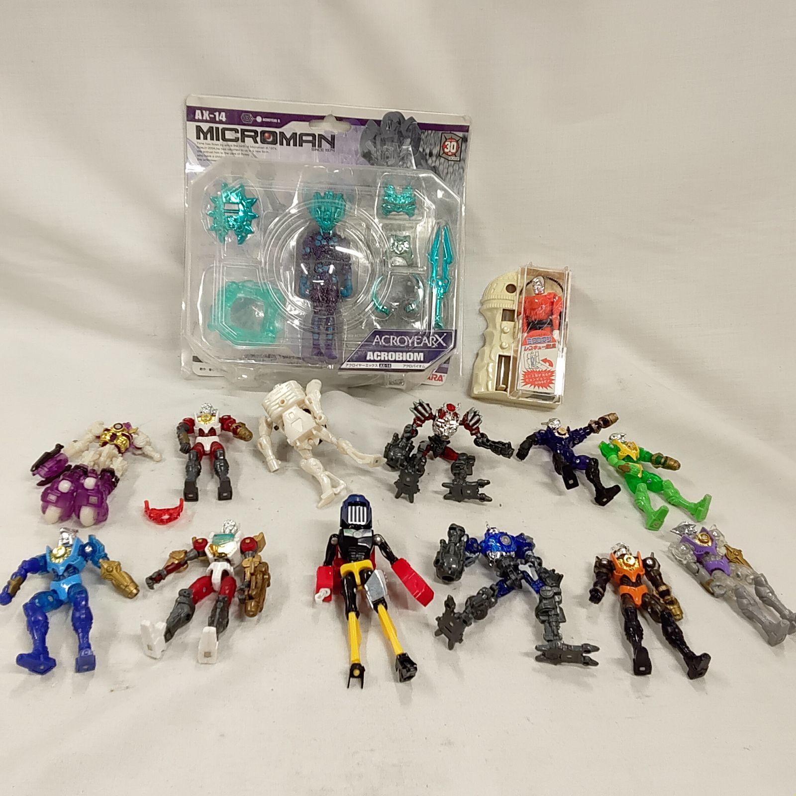 中古品・ミクロマン・まとめて・アクロイヤーエックス/アクロバイオム