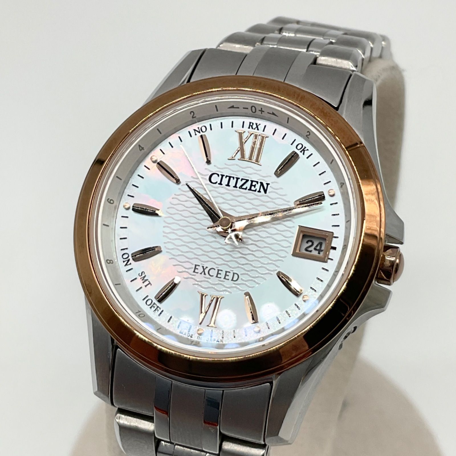 CITIZEN シチズン EXCEED エクシード 電波ソーラー EC1004-50D 