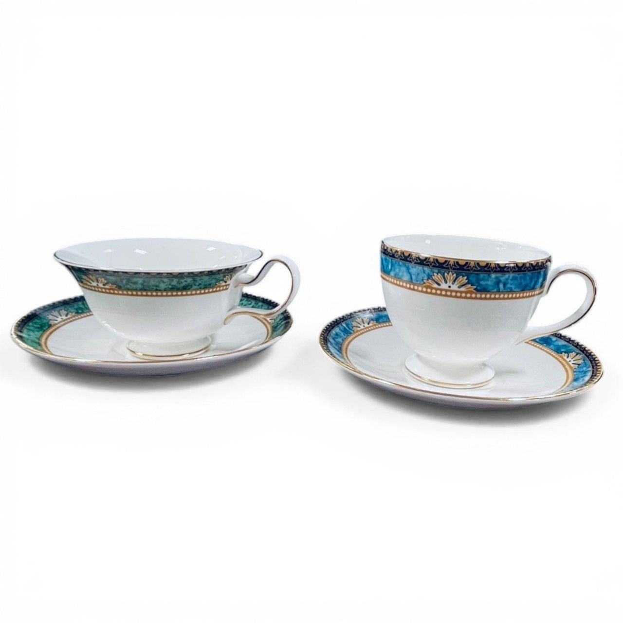 WEDGWOOD/ウェッジウッド 2客セット カーゾン カップ＆ソーサー ティー