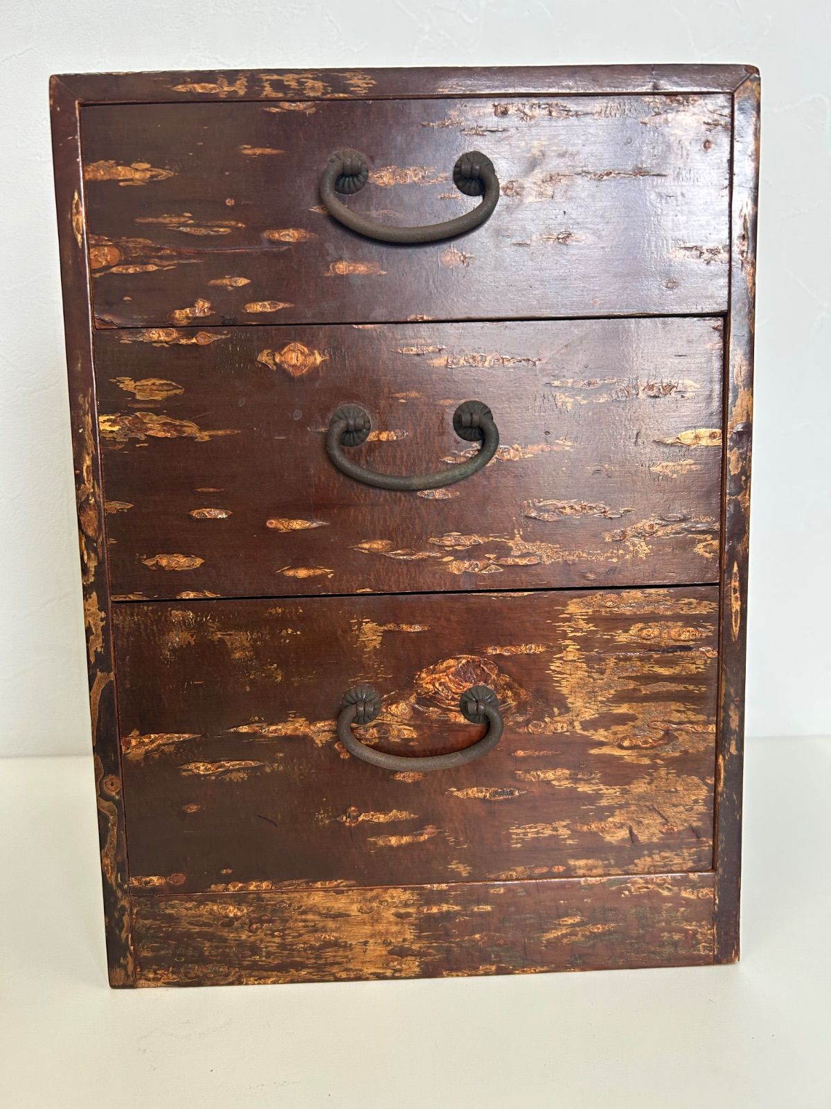 樺細工 桜皮 小箪笥 3段 チェスト 小物入れ - メルカリ