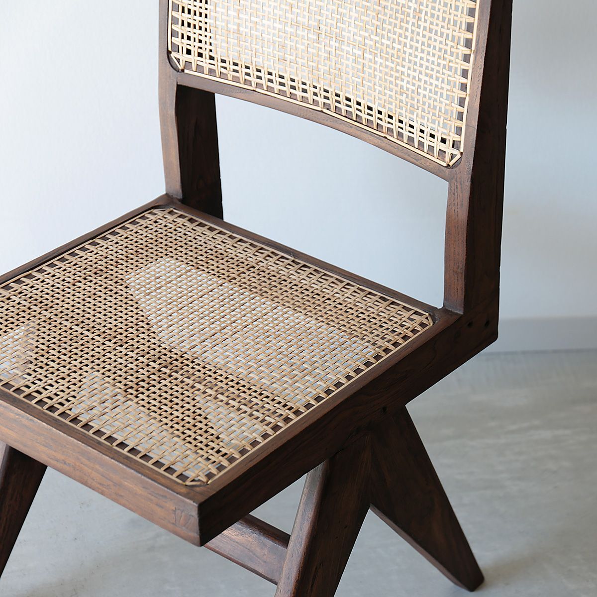 ピエール・ジャンヌレ スチューデントチェア 1人 チーク 古材 木製