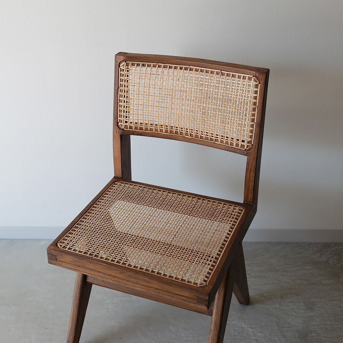 ピエール・ジャンヌレ スチューデントチェア 1人 チーク 古材 木製