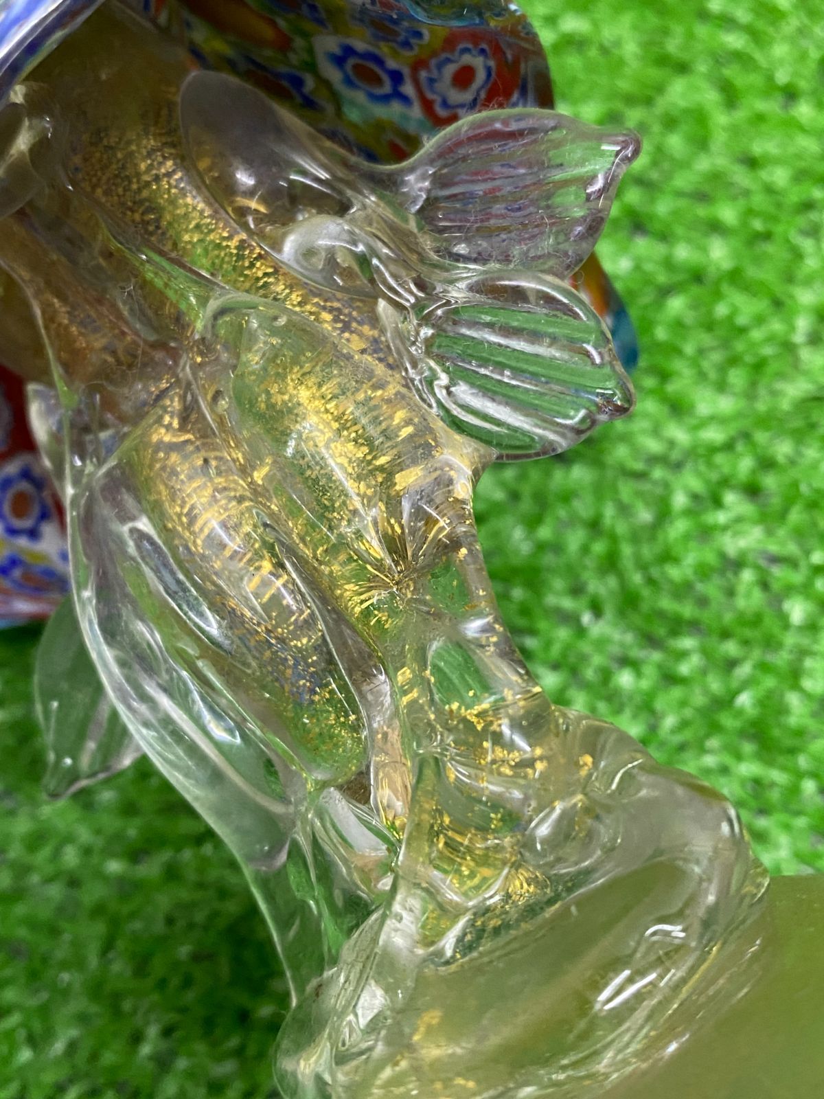 ○MURANOムラーノ イタリア製 ベネチアンガラス ペア 人形 紳士 淑女