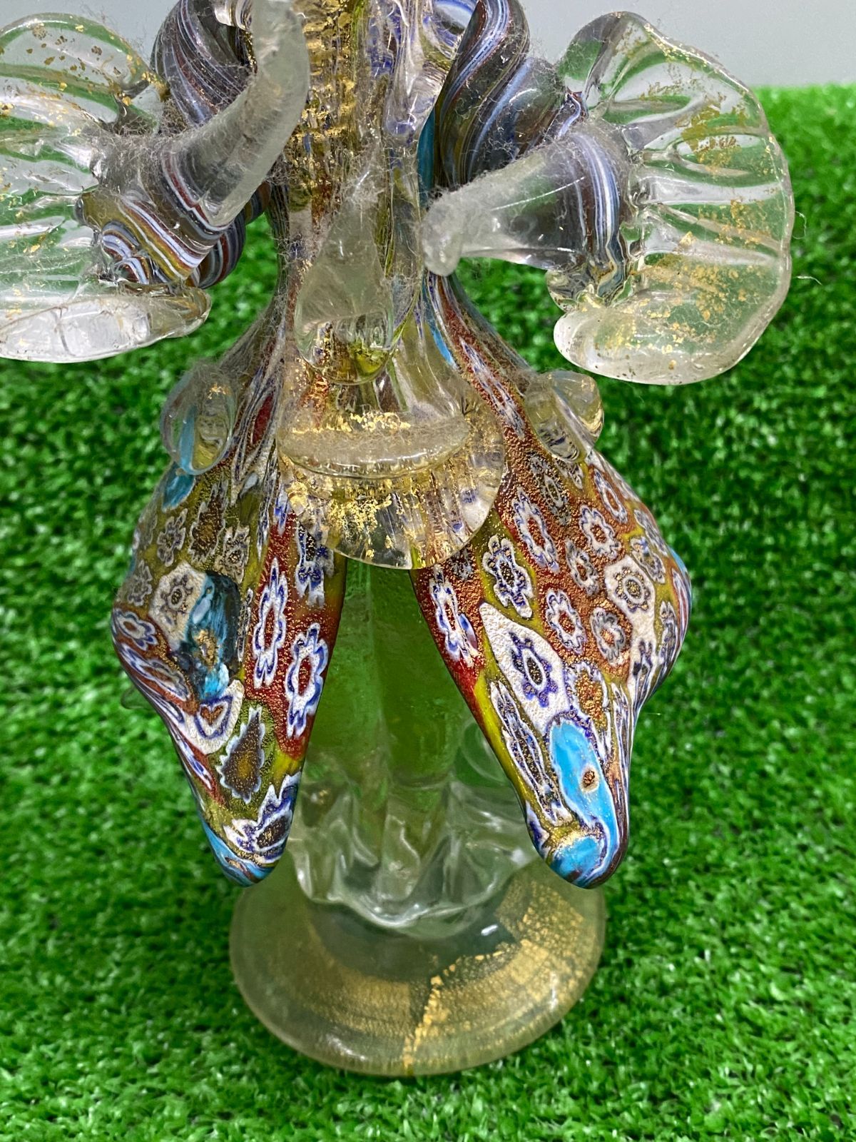 ○MURANOムラーノ イタリア製 ベネチアンガラス ペア 人形 紳士 淑女