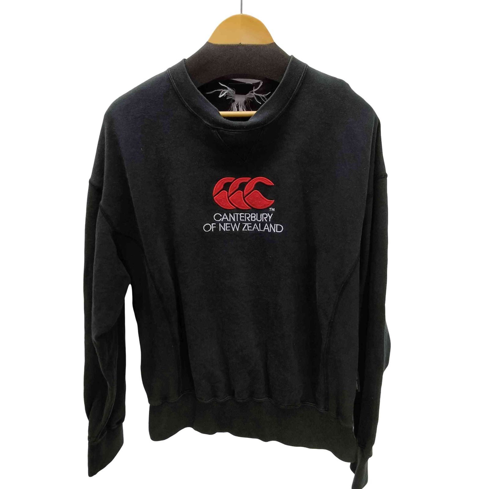 カンタベリー CANTERBURY ロゴ 刺繍 前Vガゼット リバース 型