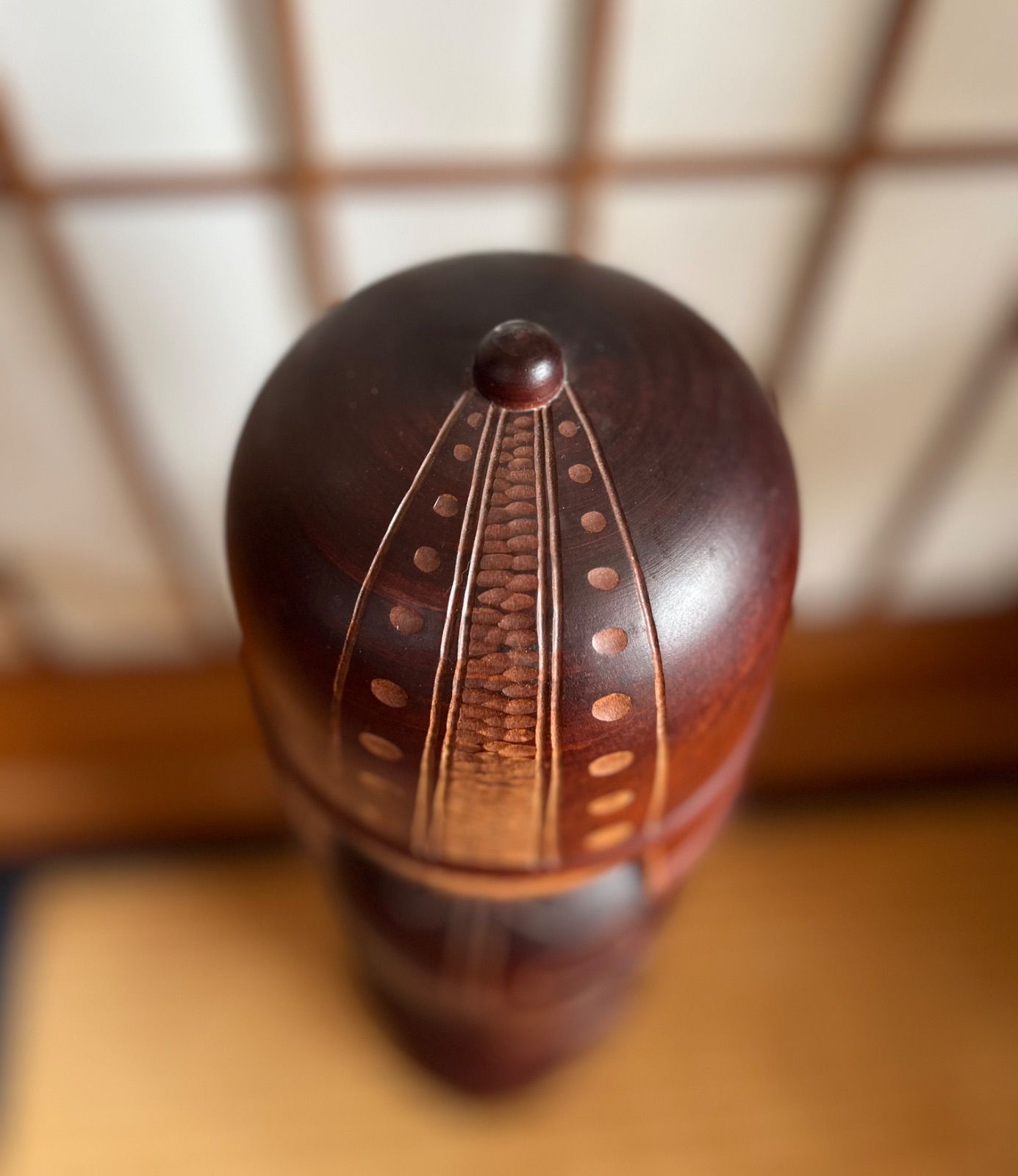 関口三作「武人」内閣総理大臣賞受 賞現代創作こけし - メルカリ