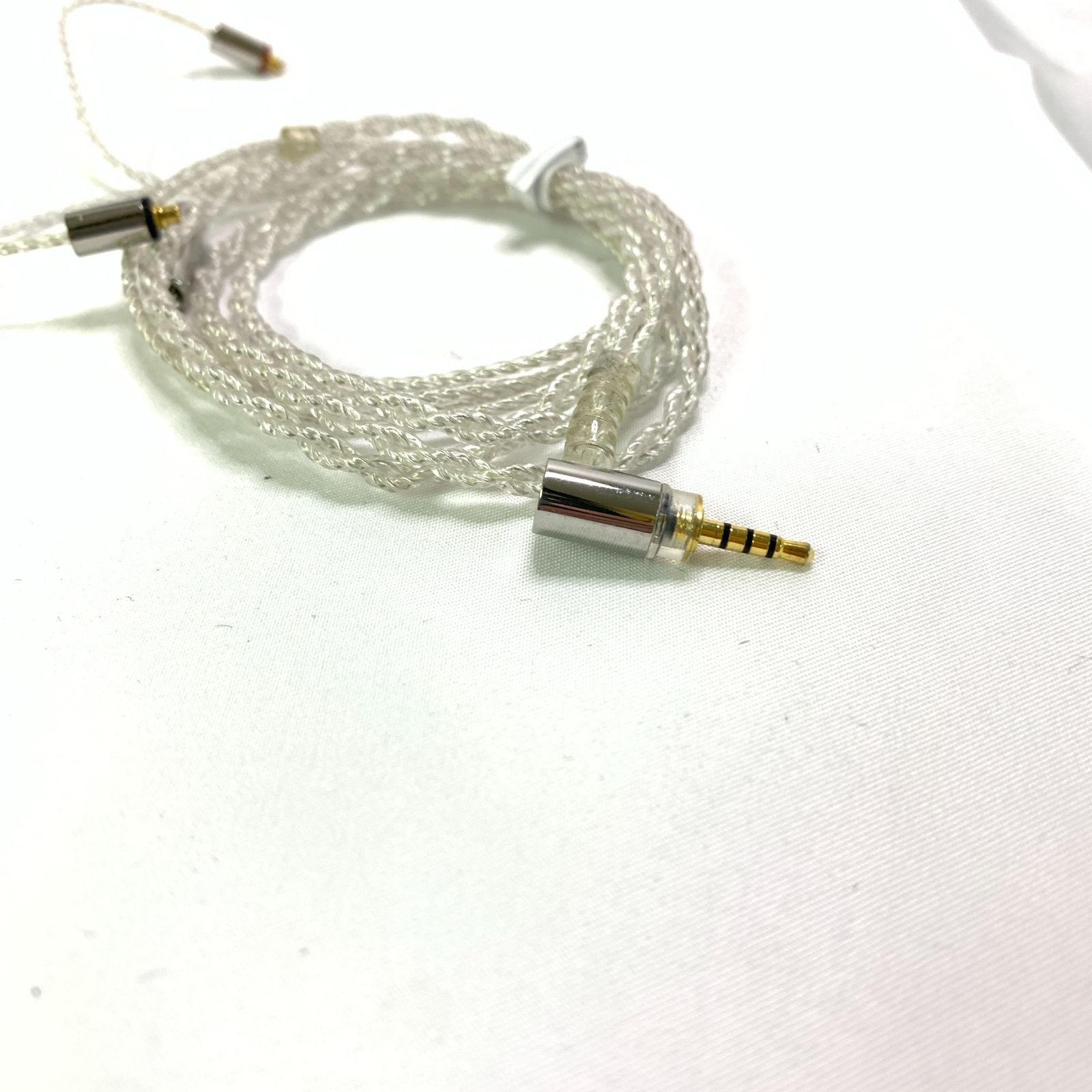 final C106シルバーコードケーブル・高純度OFC・高伝送速度・MMCX (2.5