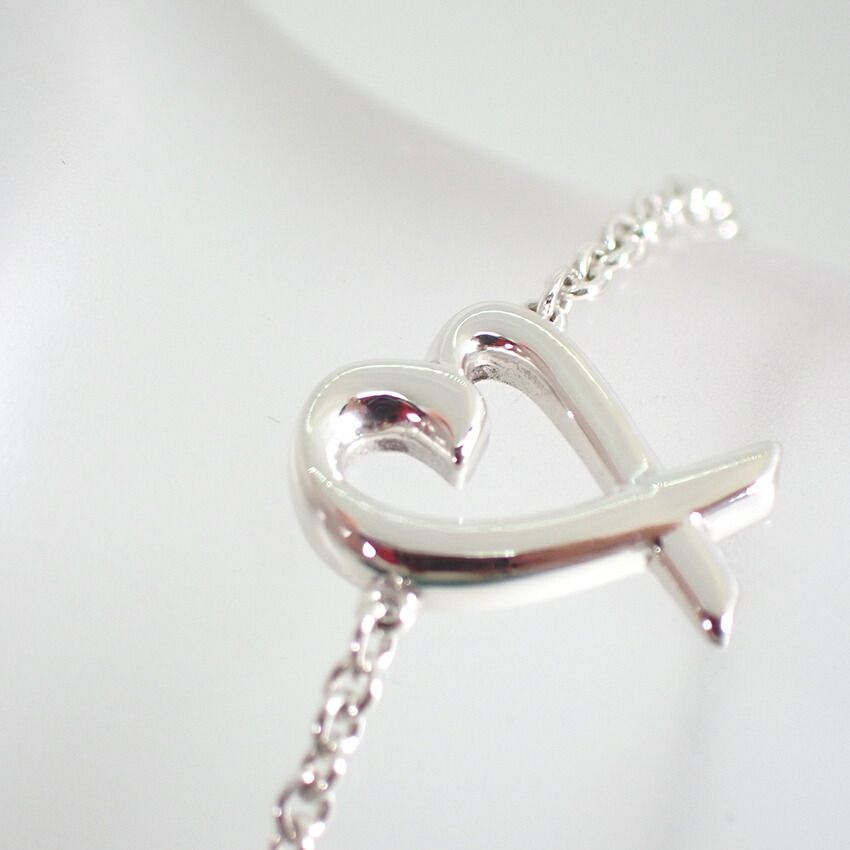 ティファニー 925 ラビングハート ブレスレット//j165-11 - メルカリ