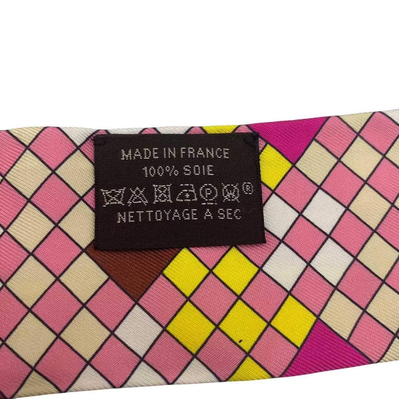 美品 HERMES エルメス ツイリー コリエドシアン リミックス スカーフ