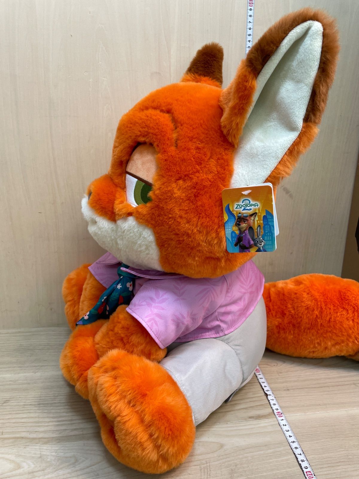 コストコ ズートピア ニック ぬいぐるみ ブランケット - メルカリ