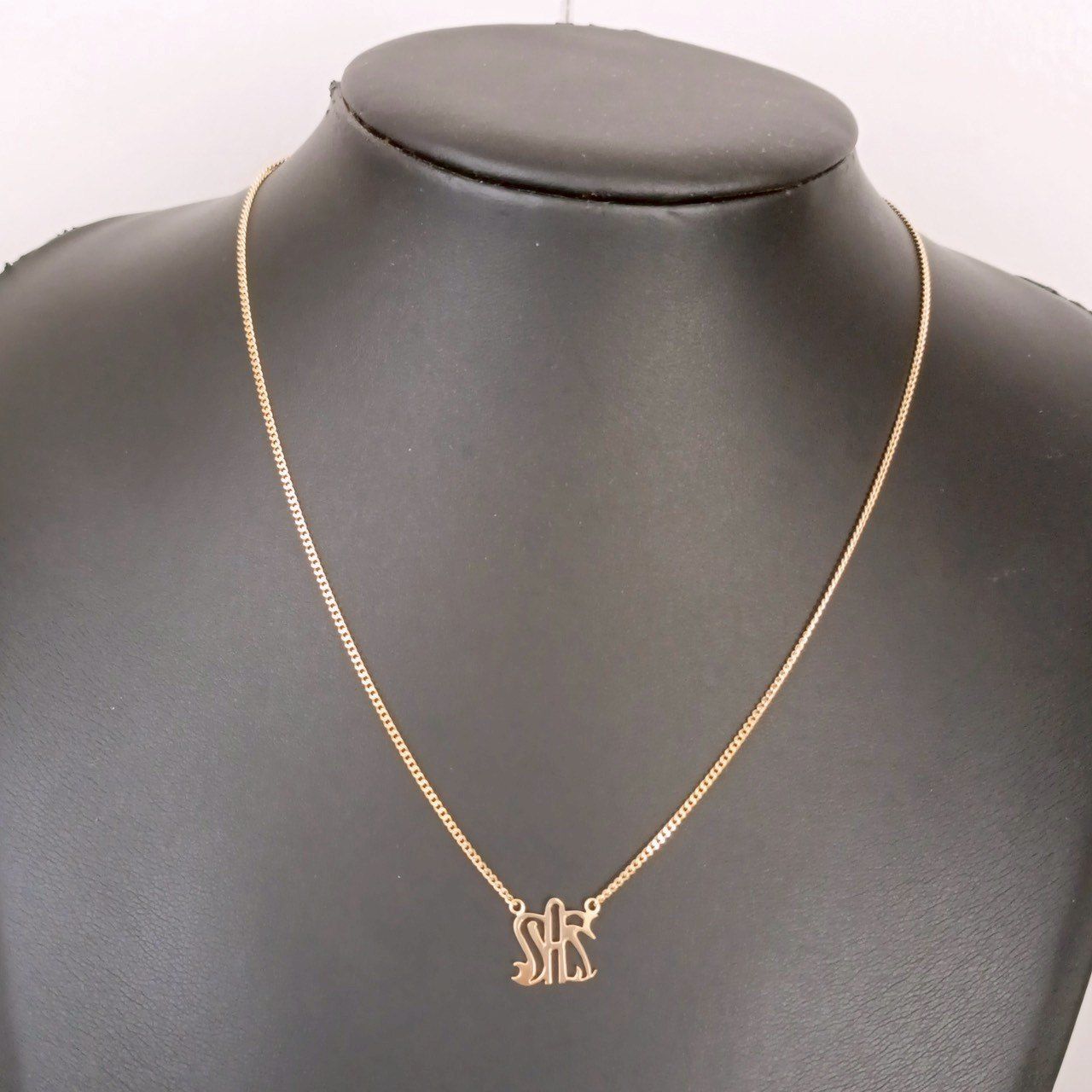 18金 K18 男女兼用 田中貴金属 デザインネックレス 3.9g 41㎝ Z82