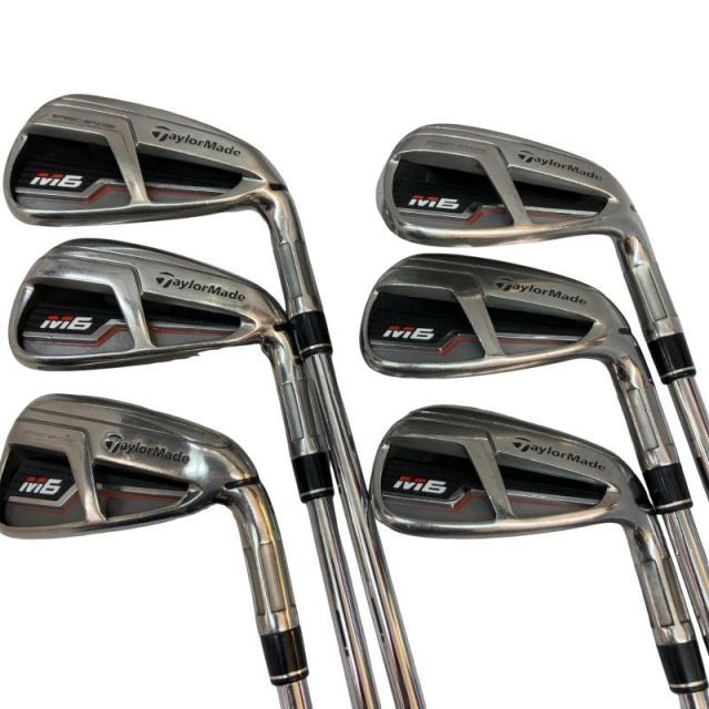 中古】 テーラーメイド M6 6S アイアンセット IR RE-AX 85 STEEL