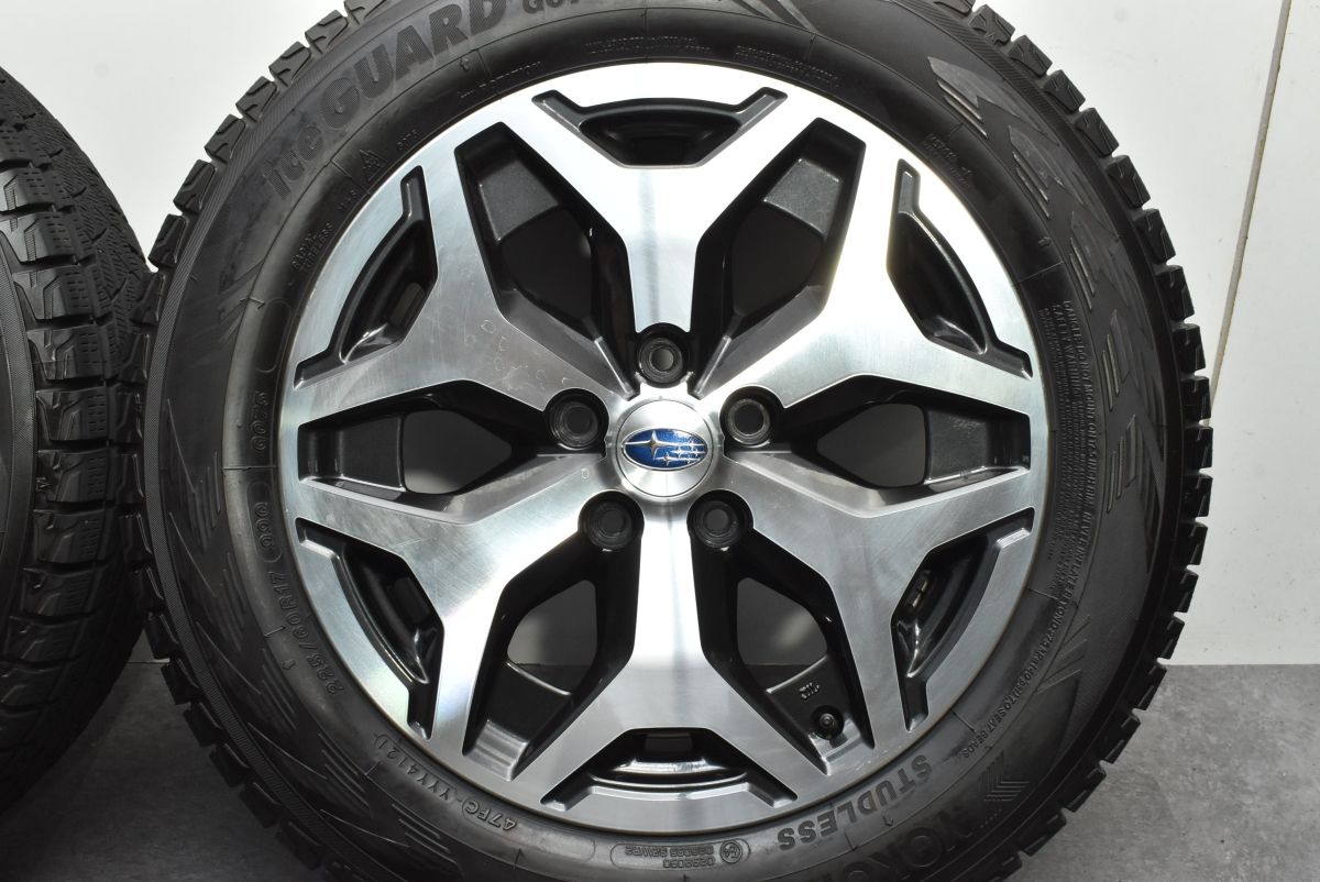 美品】スバル SKE フォレスター アドバンス 純正 17in 7J +48 PCD114.3