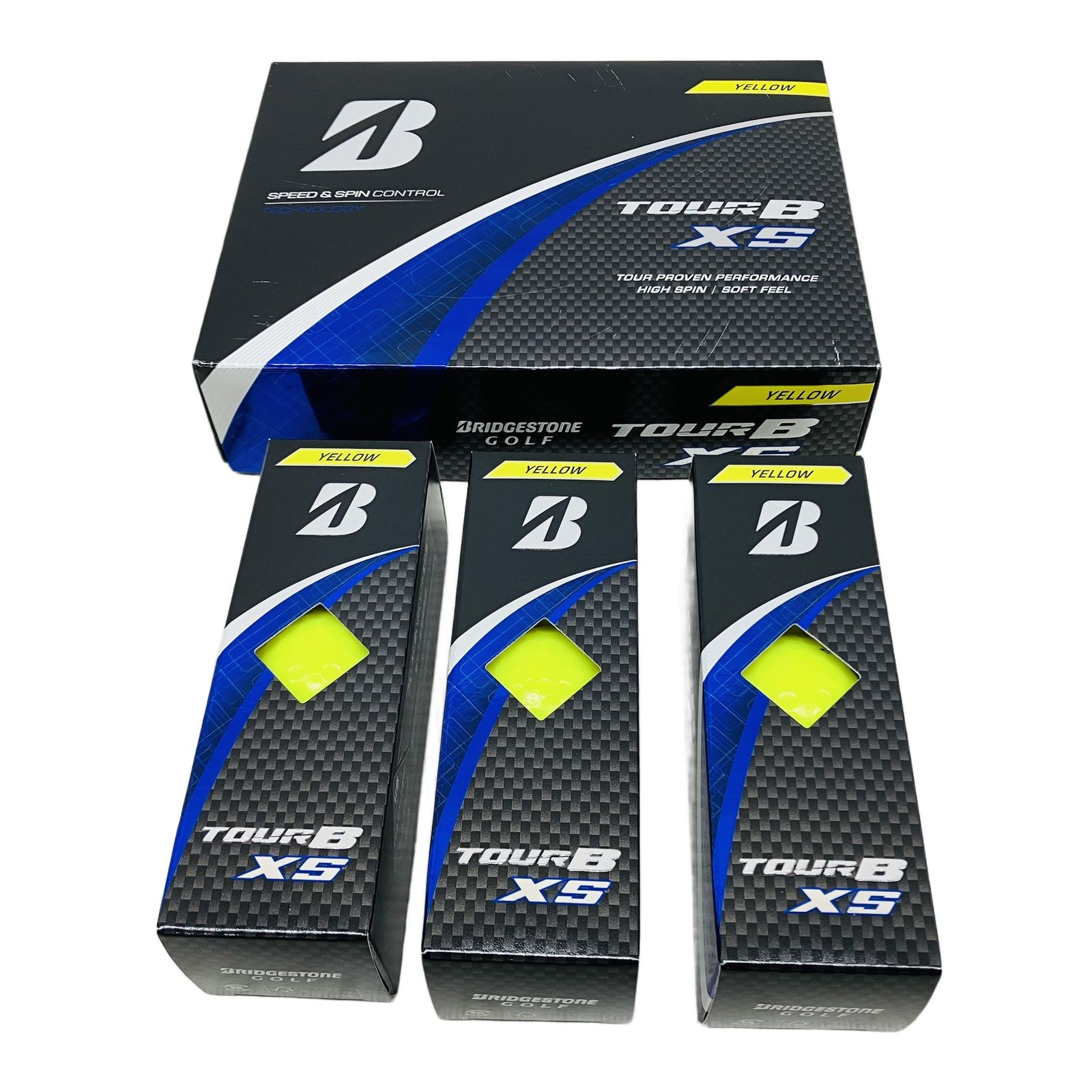 BRIDGESTONE TOUR B XS 9個 イエロー ゴルフ ブリヂストン 未使用