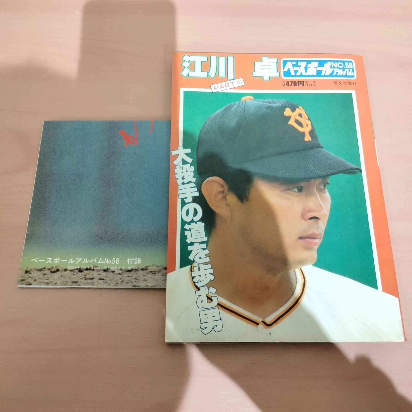 N-6885] 野球雑誌 ベースボールアルバムNo.21.25.57.58 原、篠塚、定岡
