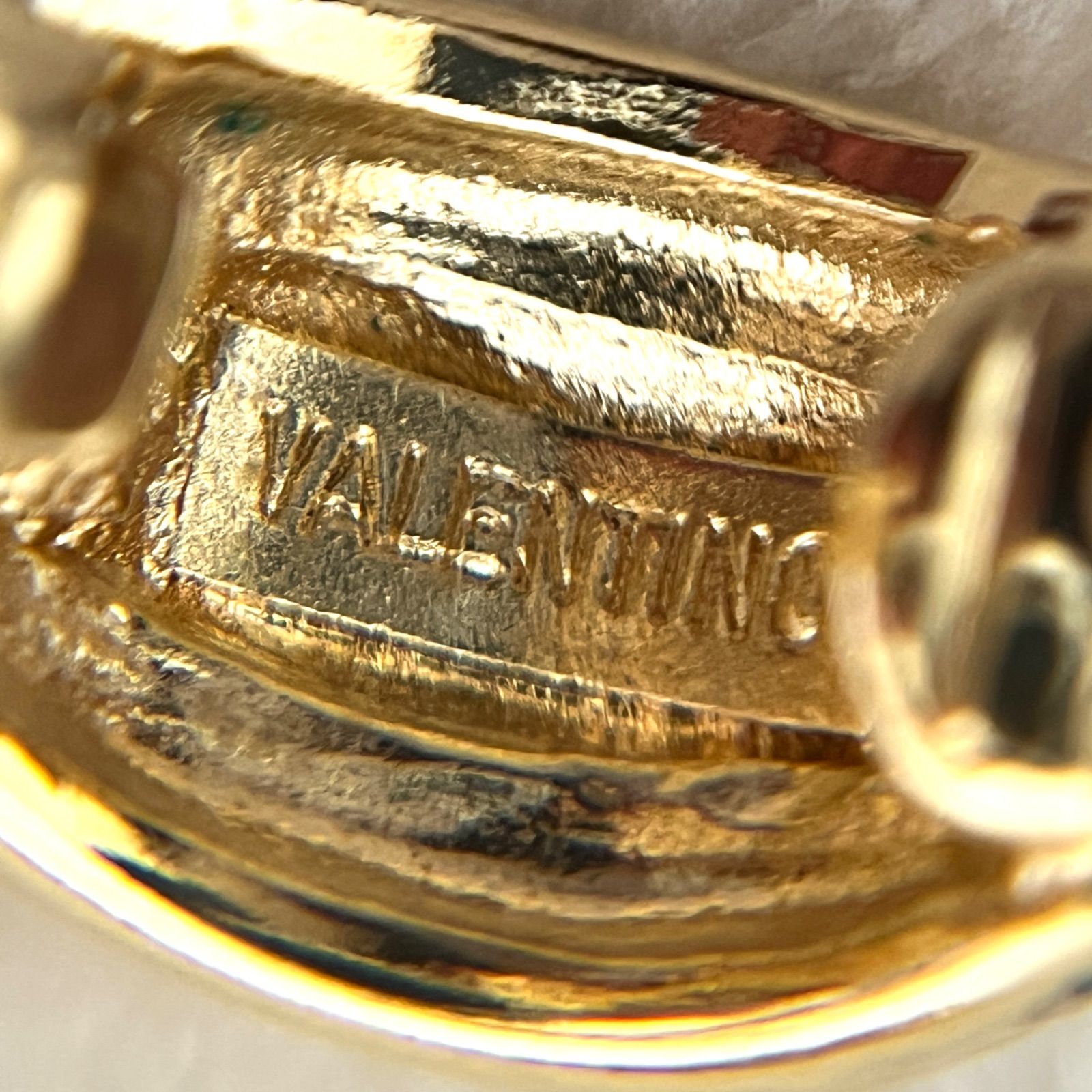 VALENTINO ヴァレンティノ ヴィンテージ イヤリング クリップ式