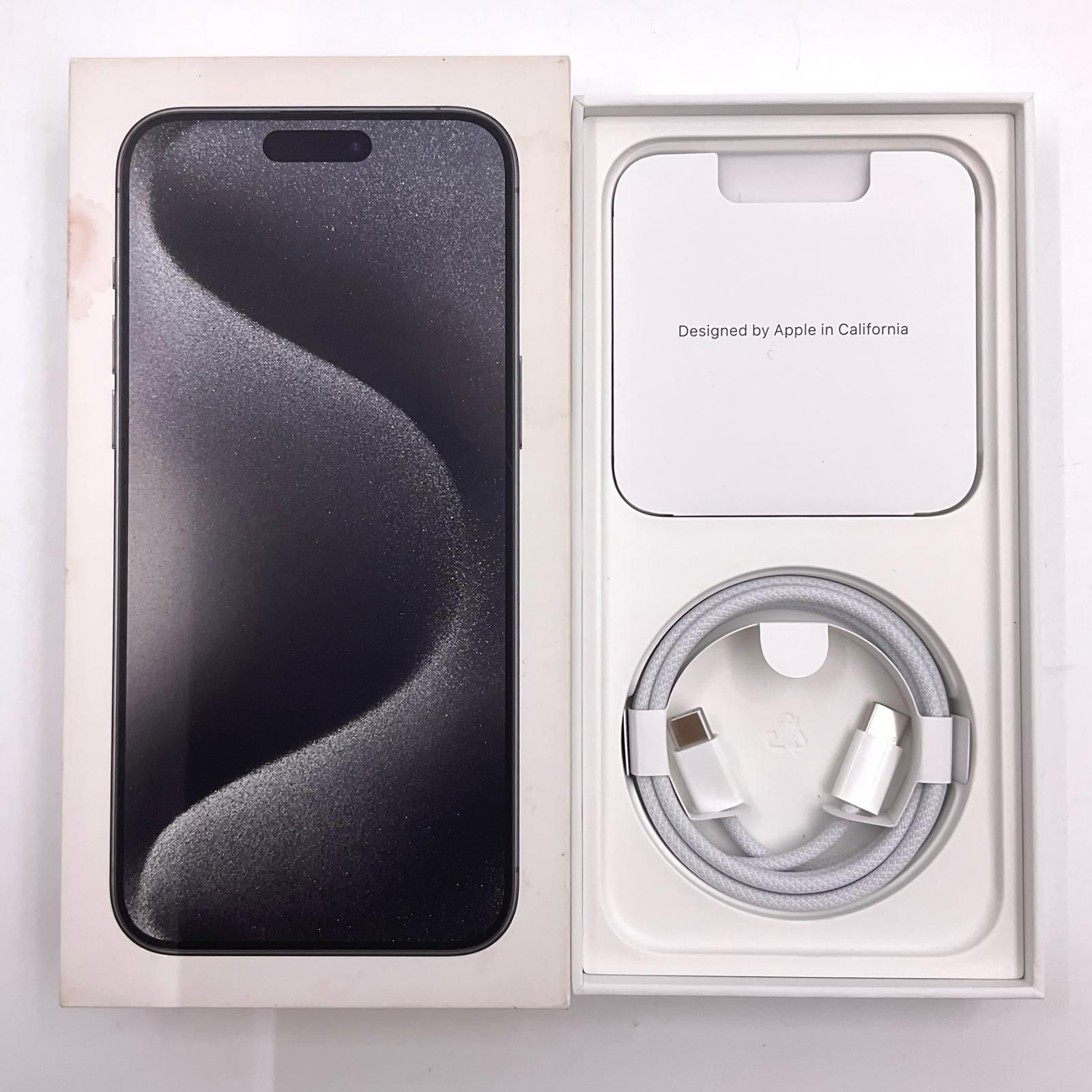 iPhone 15 Pro Max 512GB ナチュラルチタニウム SIMフリー 白ロム 美品