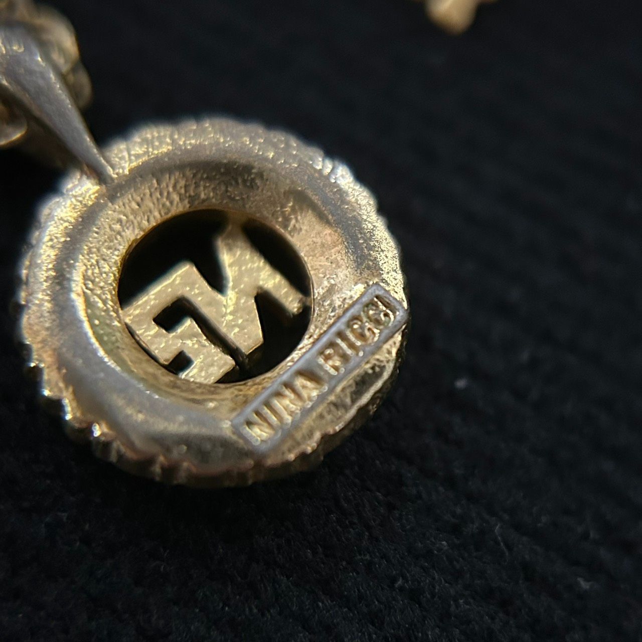 NINA RICCI ニナリッチ ネックレス ゴールド ロゴモチーフ 260224005