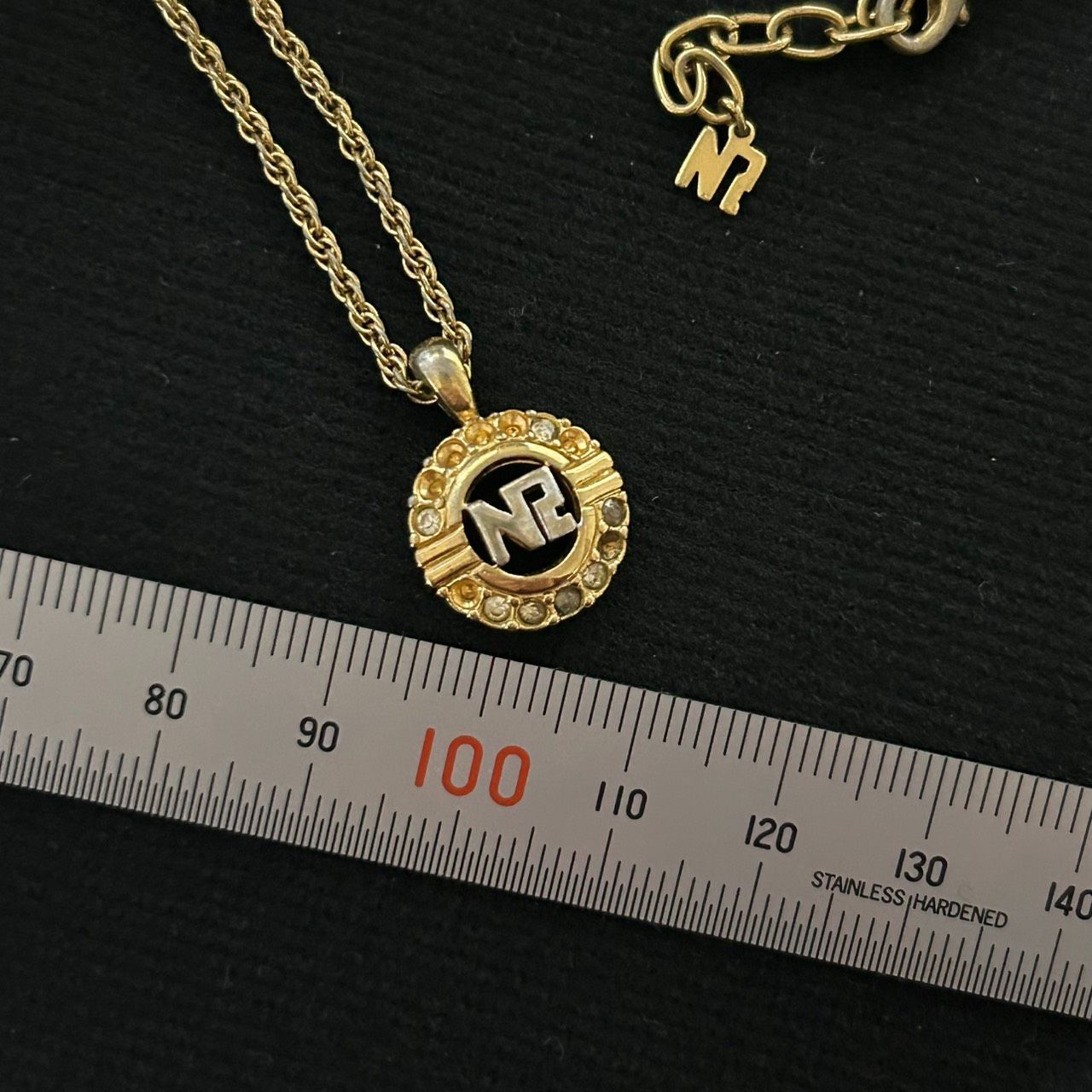 NINA RICCI ニナリッチ ネックレス ゴールド ロゴモチーフ 260224005