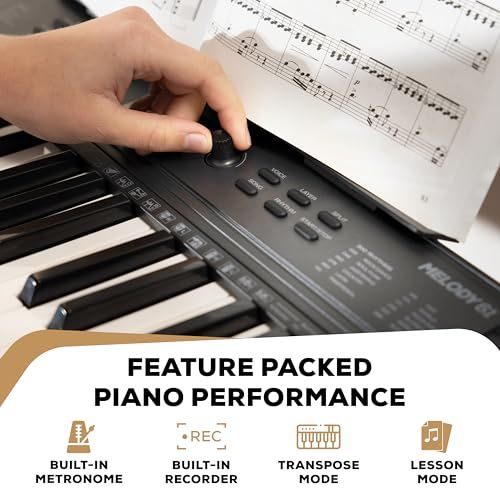 新品】キーボード ピアノ 61鍵盤 スピーカー内蔵 ポータブル 初心者