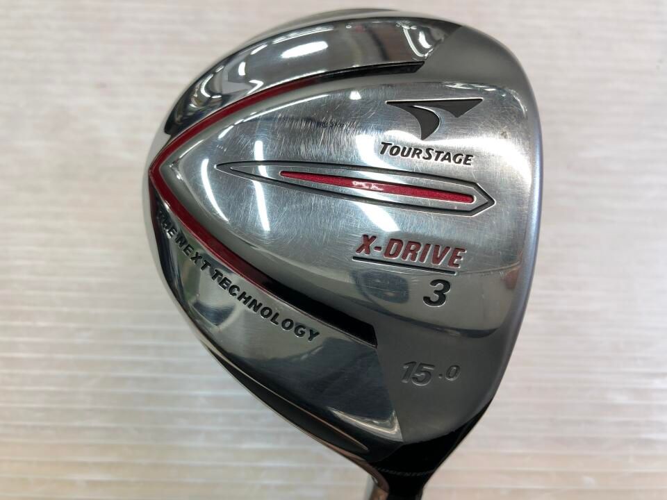 ブリヂストン　ツアーステージ X-DRIVE (2007)　15度　ツアーAD 9003　Sフレックス　フェアウェイウッド　　ゴルフドゥ！NEXT昭島武蔵野店【最短即日発送】