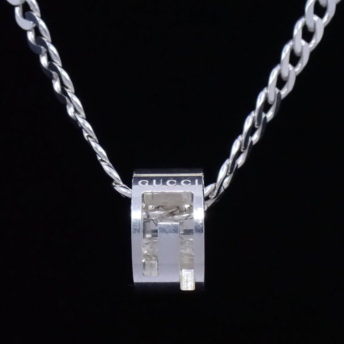 GUCCI グッチ カットアウトG ラウンド 喜平チェーン ネックレス