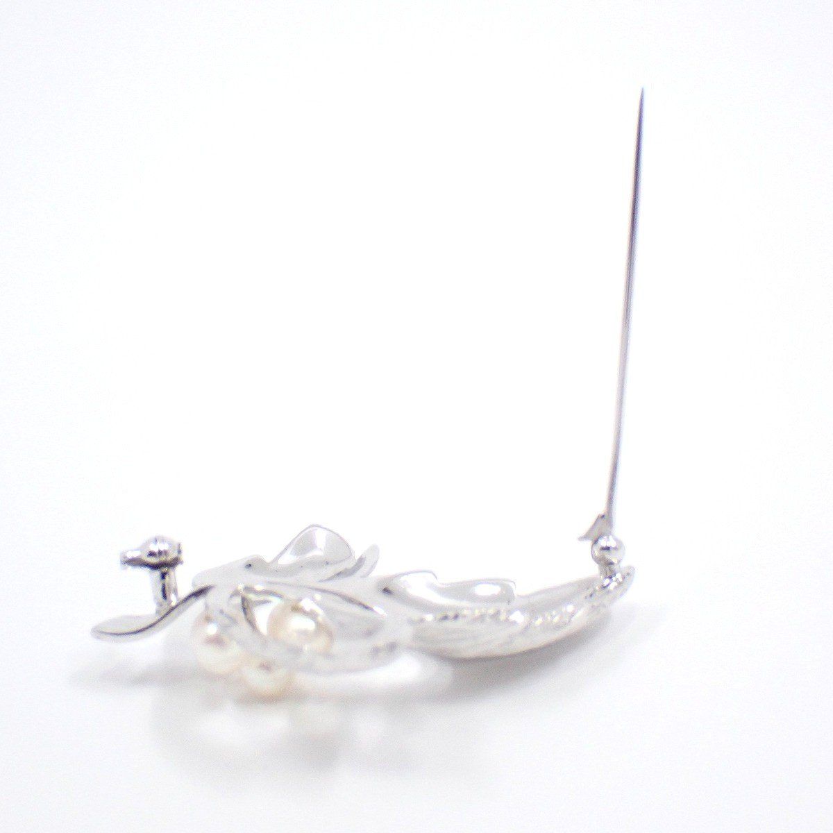 MIKIMOTO ミキモト リーフモチーフ ブローチ ペンダントトップ