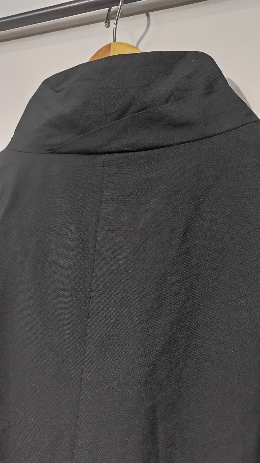 h105◇慈雨じう◇黒 ロングコート アシンメトリー 超変形モード