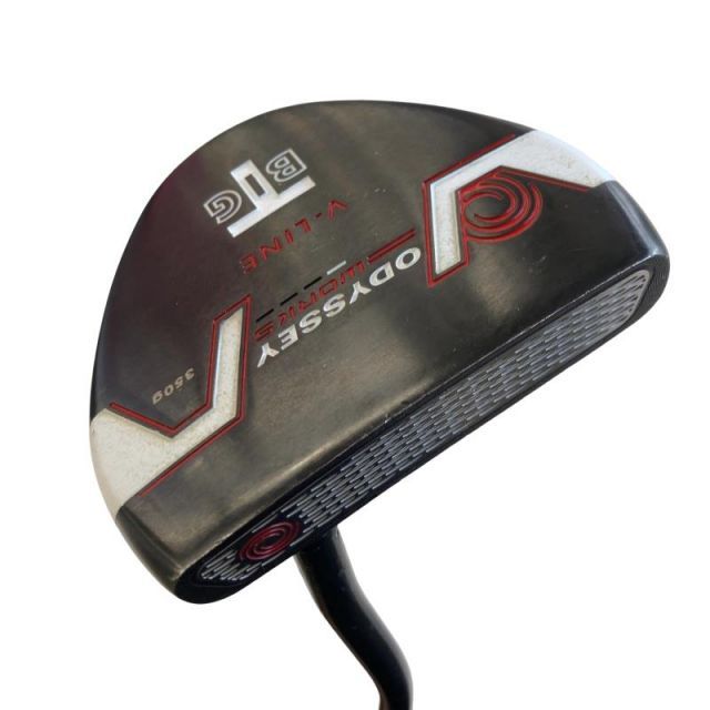 中古】 オデッセイ WORKS BIG T V-LINE 34インチ パター PT スチール