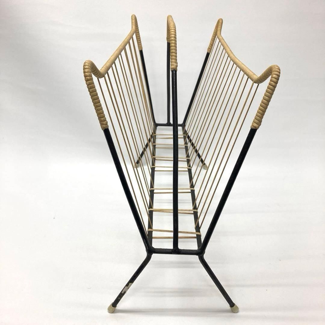 Vintage 50's design magazine rack - メルカリ