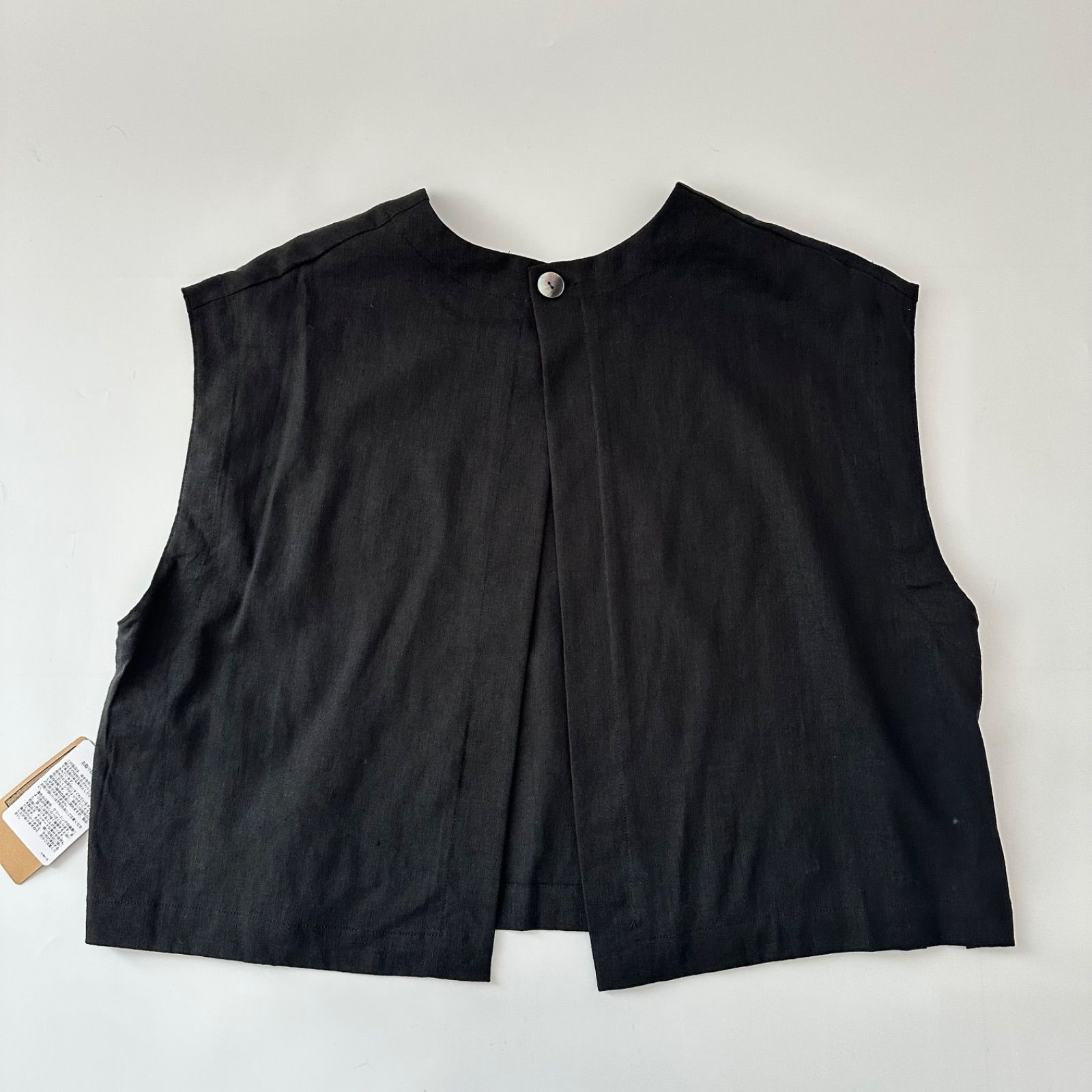 新品タグ付き 25SS BEARDSLEY ビアズリー リネンショートベスト