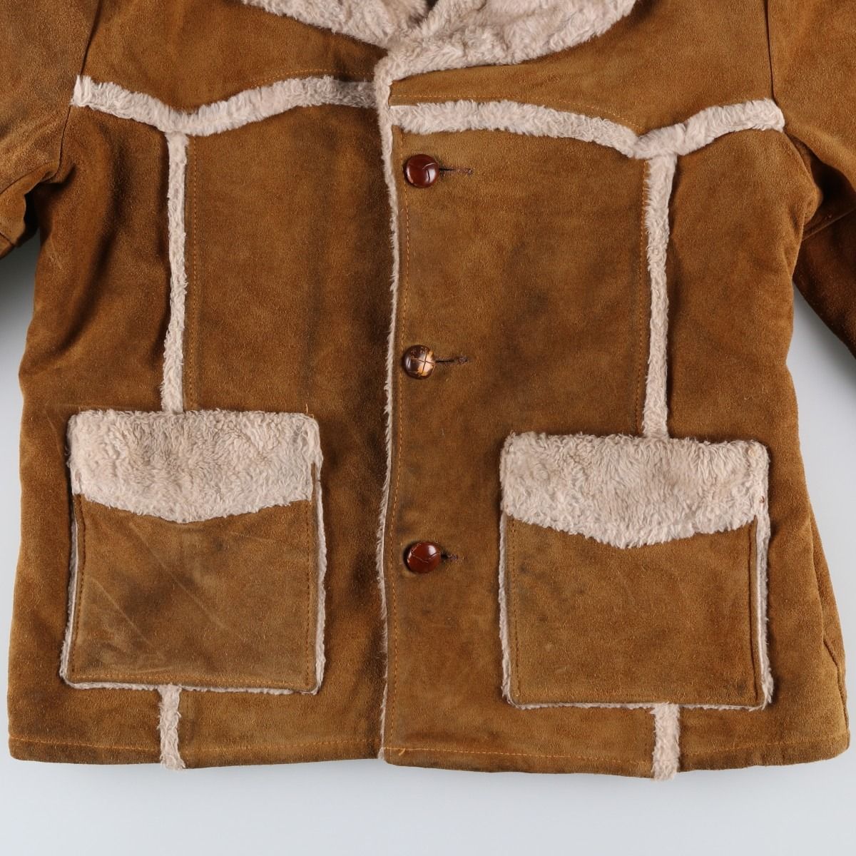 古着 70年代 ショット SCHOTT RANCHER ランチコート スエードボア