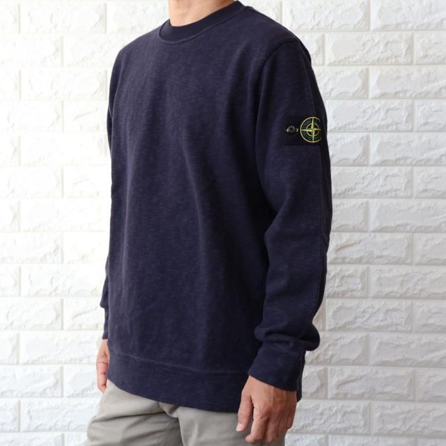 並行輸入品】ストーンアイランド スウェットシャツ メンズ ネイビー