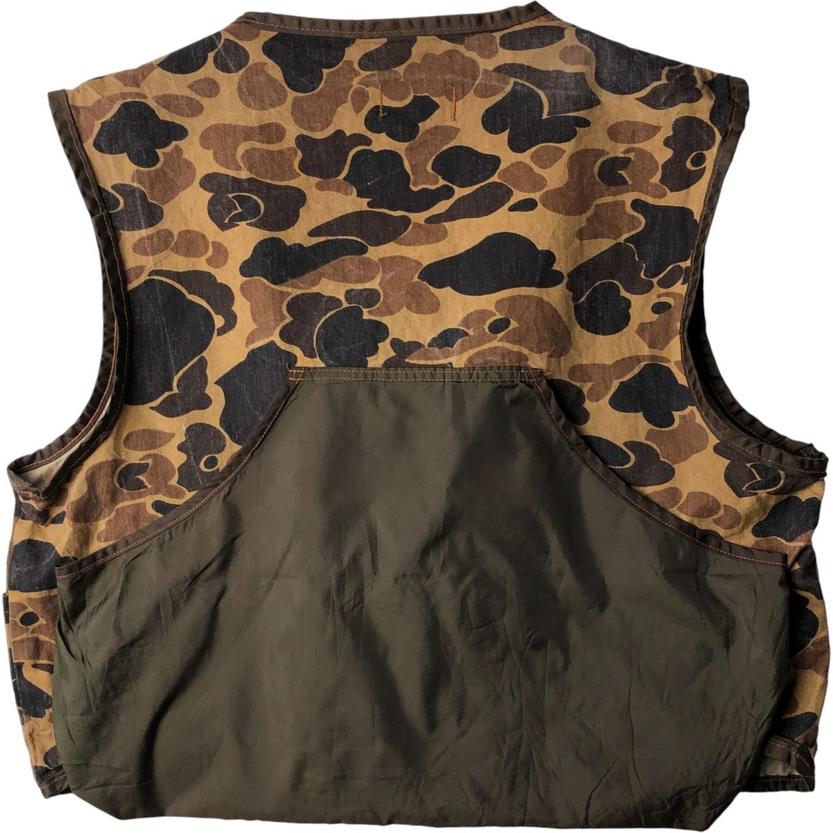 古着 70年代 SAFTBAK 迷彩柄 ダックハンターカモ ハンティングベスト