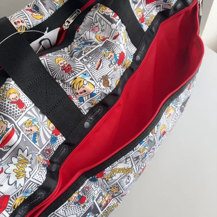 新品 タグ付き レスポートサック 出前一丁 コミック ボストンバッグ