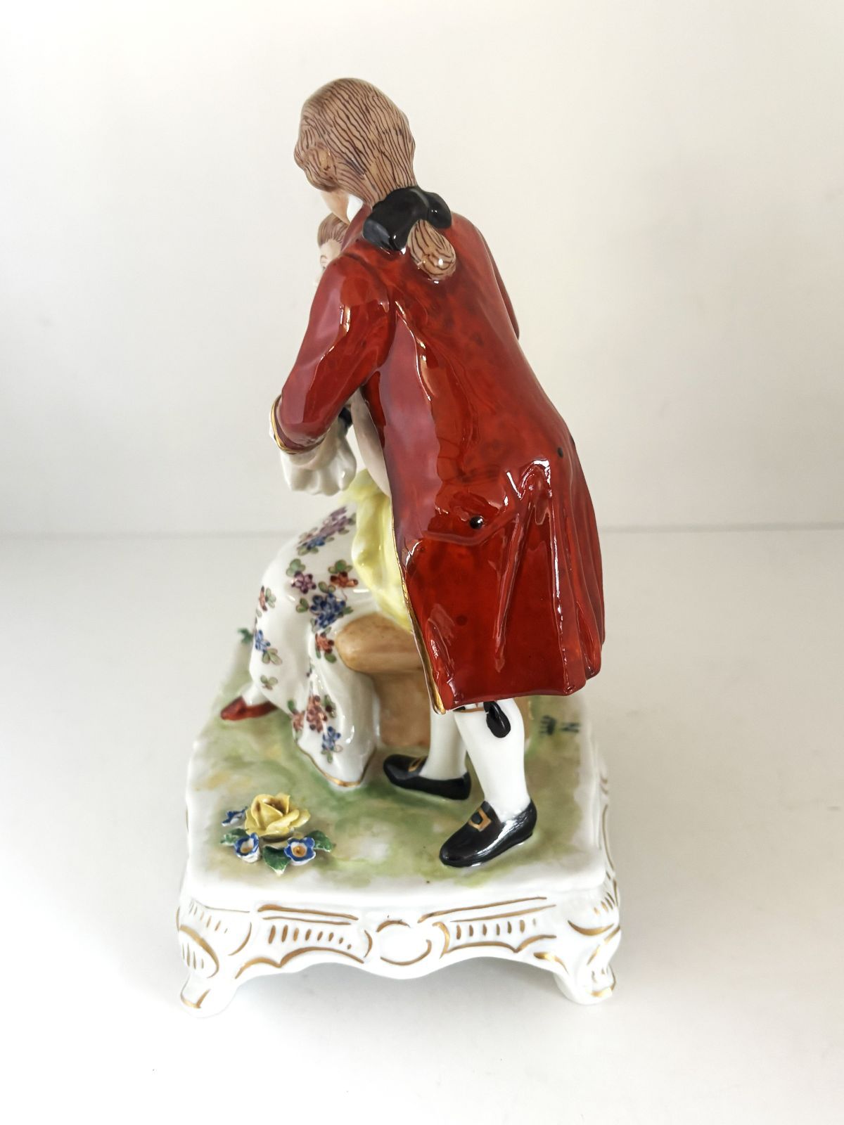 カポディモンテ フィギュリン 陶磁器人形 ヴィンテージ 置物 イタリア