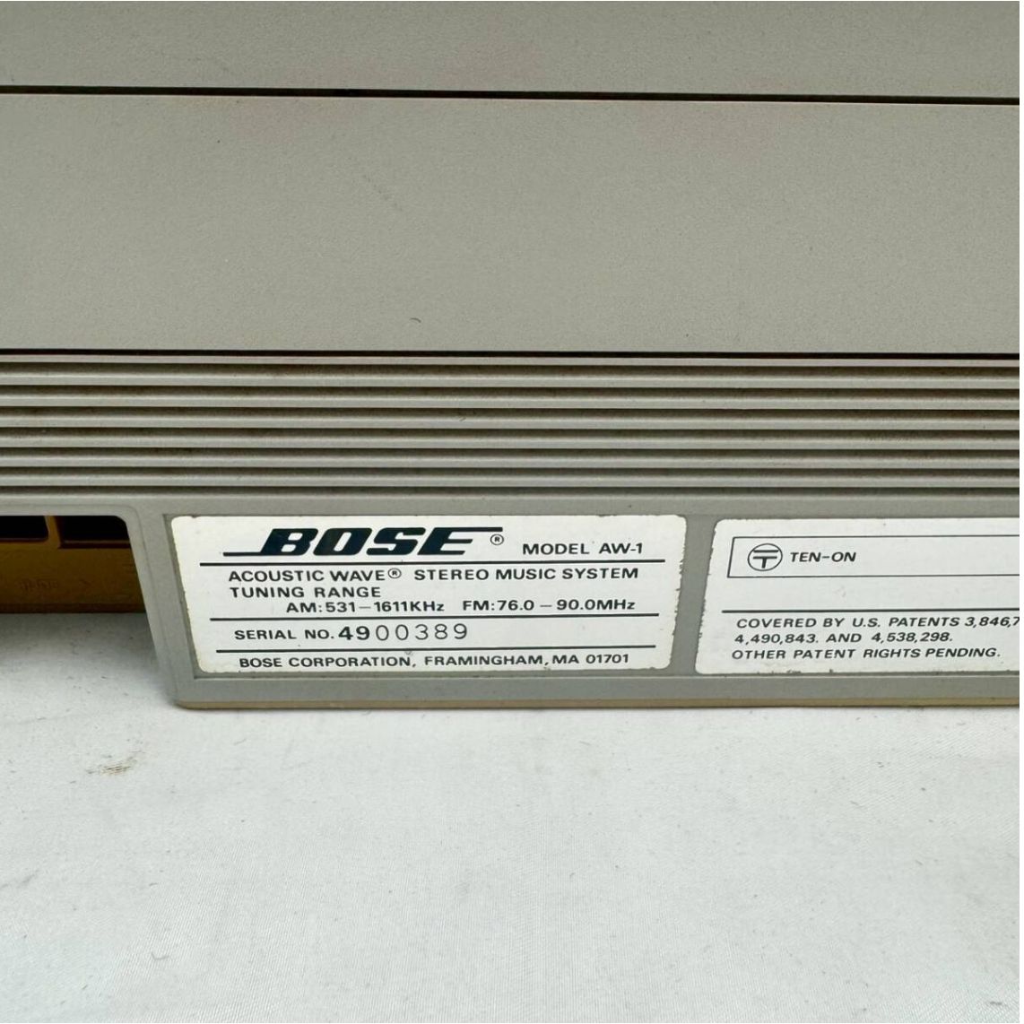 ❗️✨希少レトロ名機✨❗️】BOSE AW-1 Acoustic Wave ステレオ
