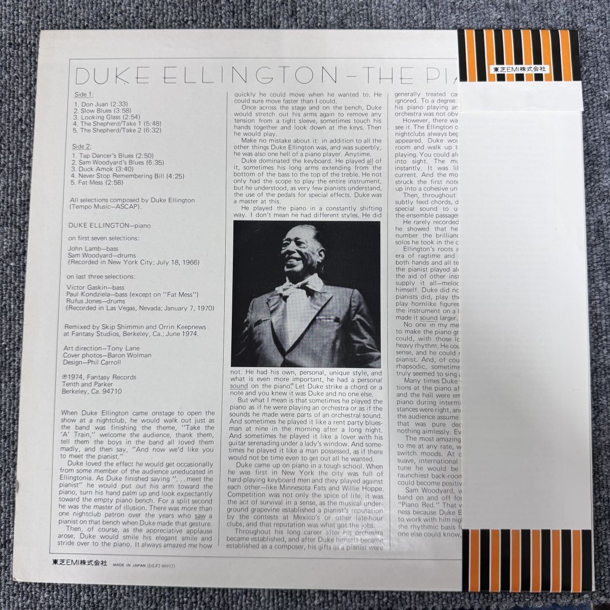 帯付/Duke Ellington – The Pianist/LF J-80017【レコード/record/LP