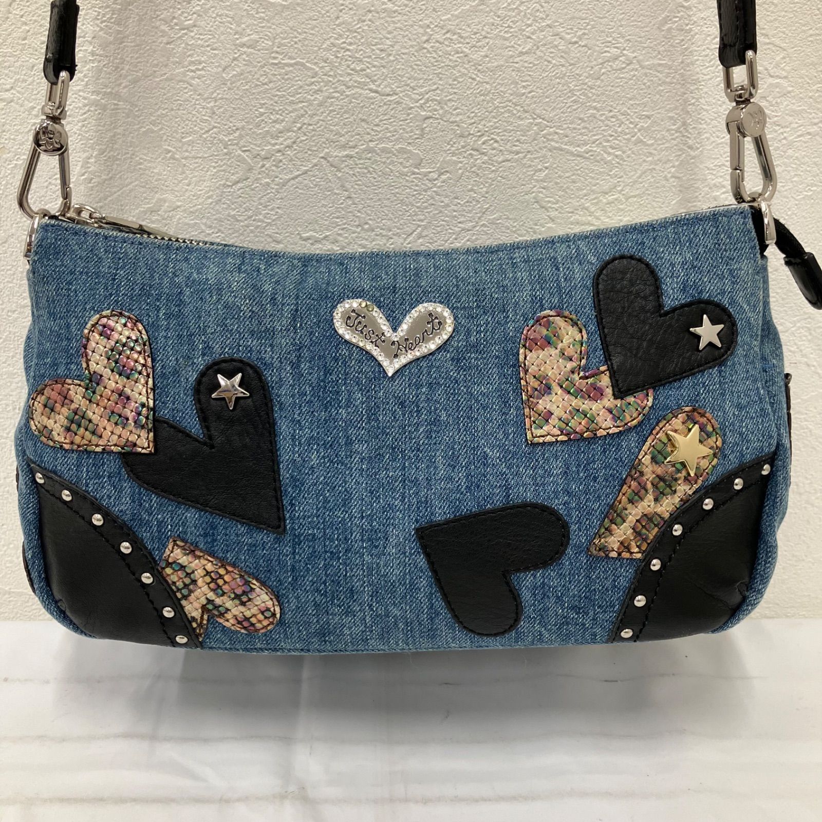 9767 Think Bee! シンクビー！ レオポン ショルダーバッグ デニム