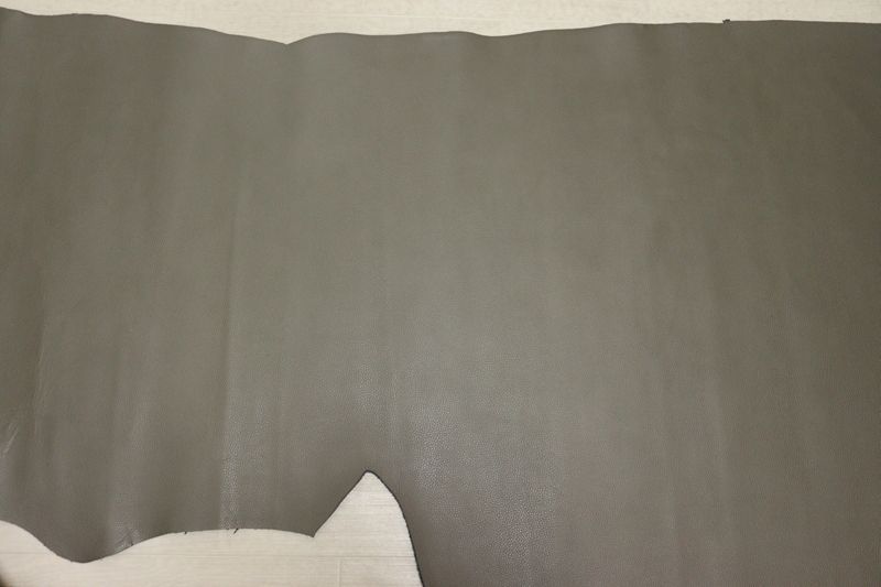 100%新品，低価 オリーブグレー 208ds クロム革 牛革 国産 レザー シボ