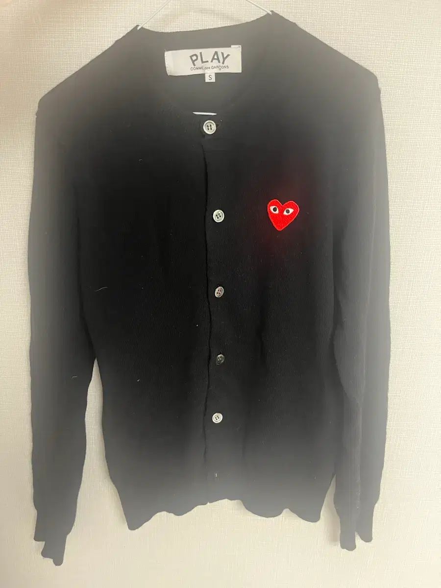 COMME des GARCONS コム・デ・ギャルソン PLAY ブラック カーディガン