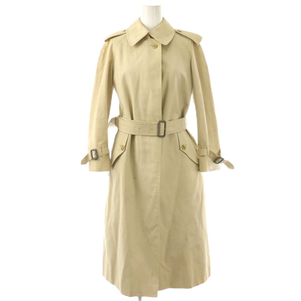 バーバリーズ Burberrys トレンチコート ロング ベージュ /HK □OS