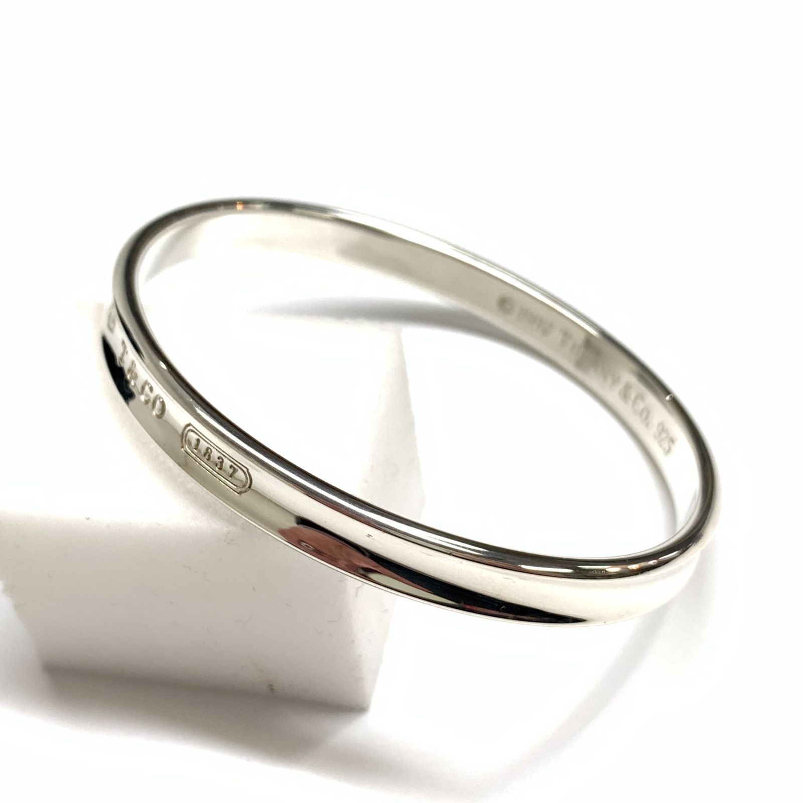 f001 C 39. 【新品磨き済】 TIFFANY＆Co. ティファニー 1837 バングル