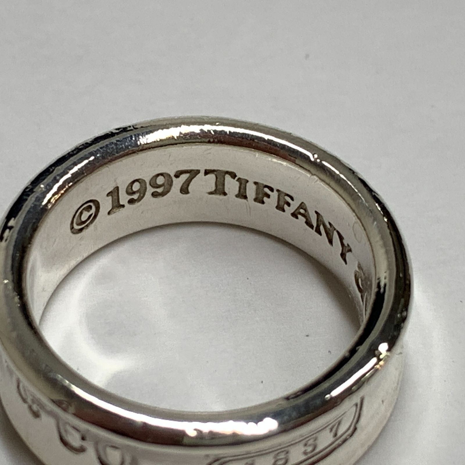 f001 C 41. 【新品磨き済】 TIFFANY＆Co. ティファニー 1837 リング